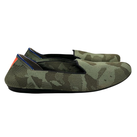 Rothy’s The Loafer Olive Camo Comfort Slip On Flats Women’s 7.5 - Picture 6 of 14